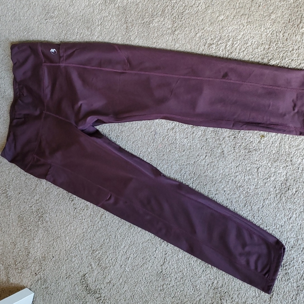 Icy Zone plum leggings size large